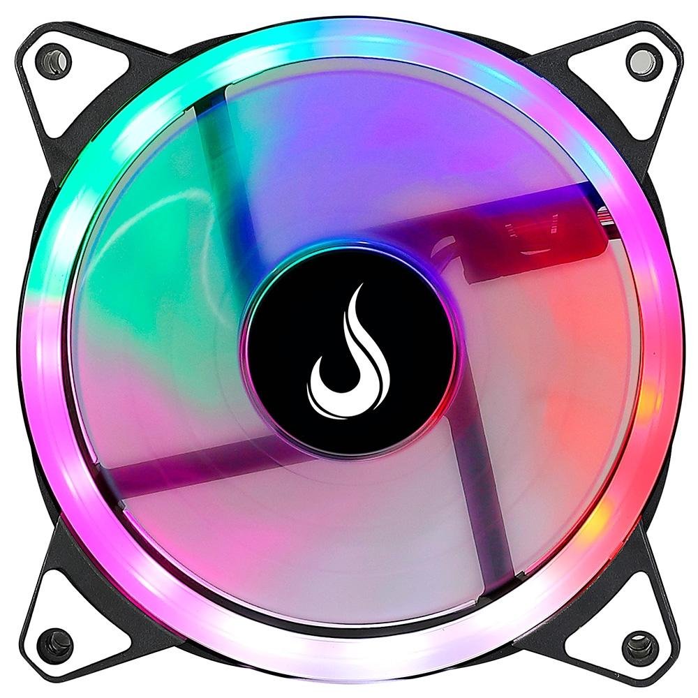 Ventoinha Rise Mode Galaxy, Rainbow, 120mm, Preto - RM-FRM-02-RGB 6