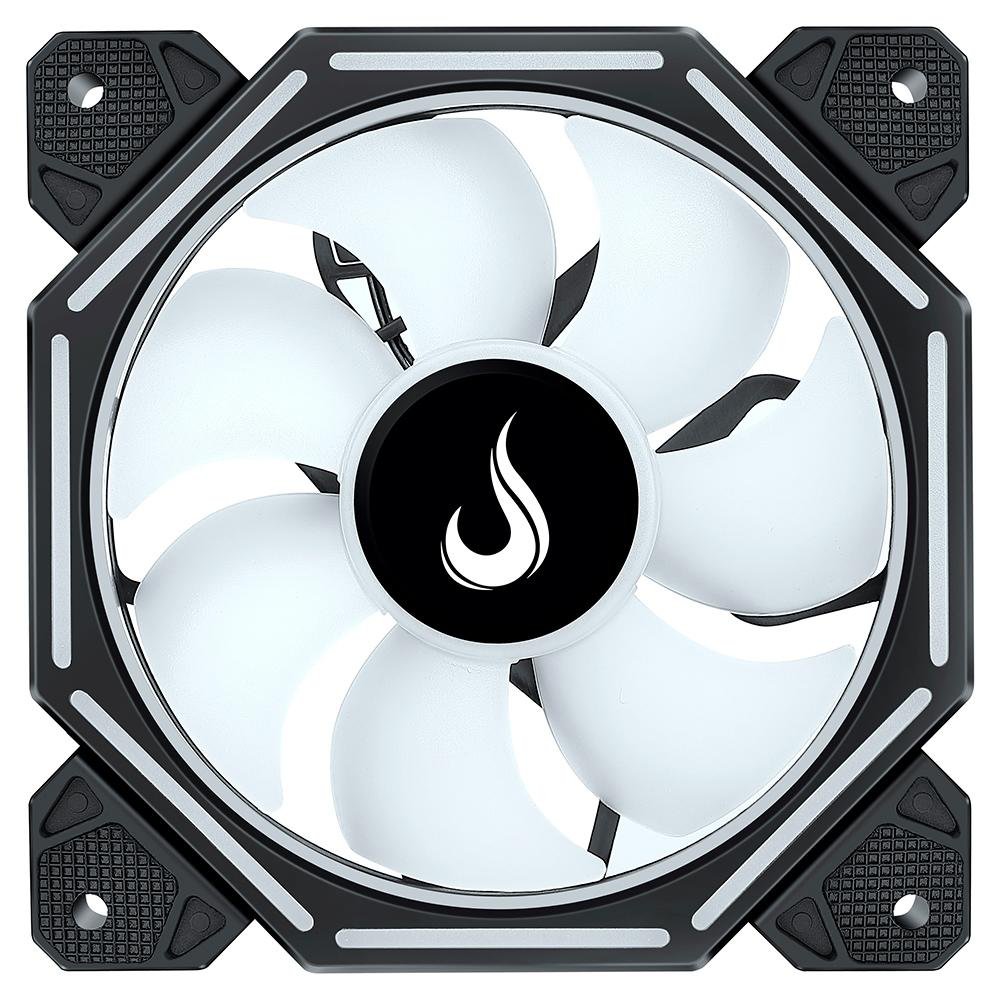 Imagem 4 de 5 do produto Ventoinha Rise Mode Hex, ARGB, 120mm, Preto - RM-FC-01-5V