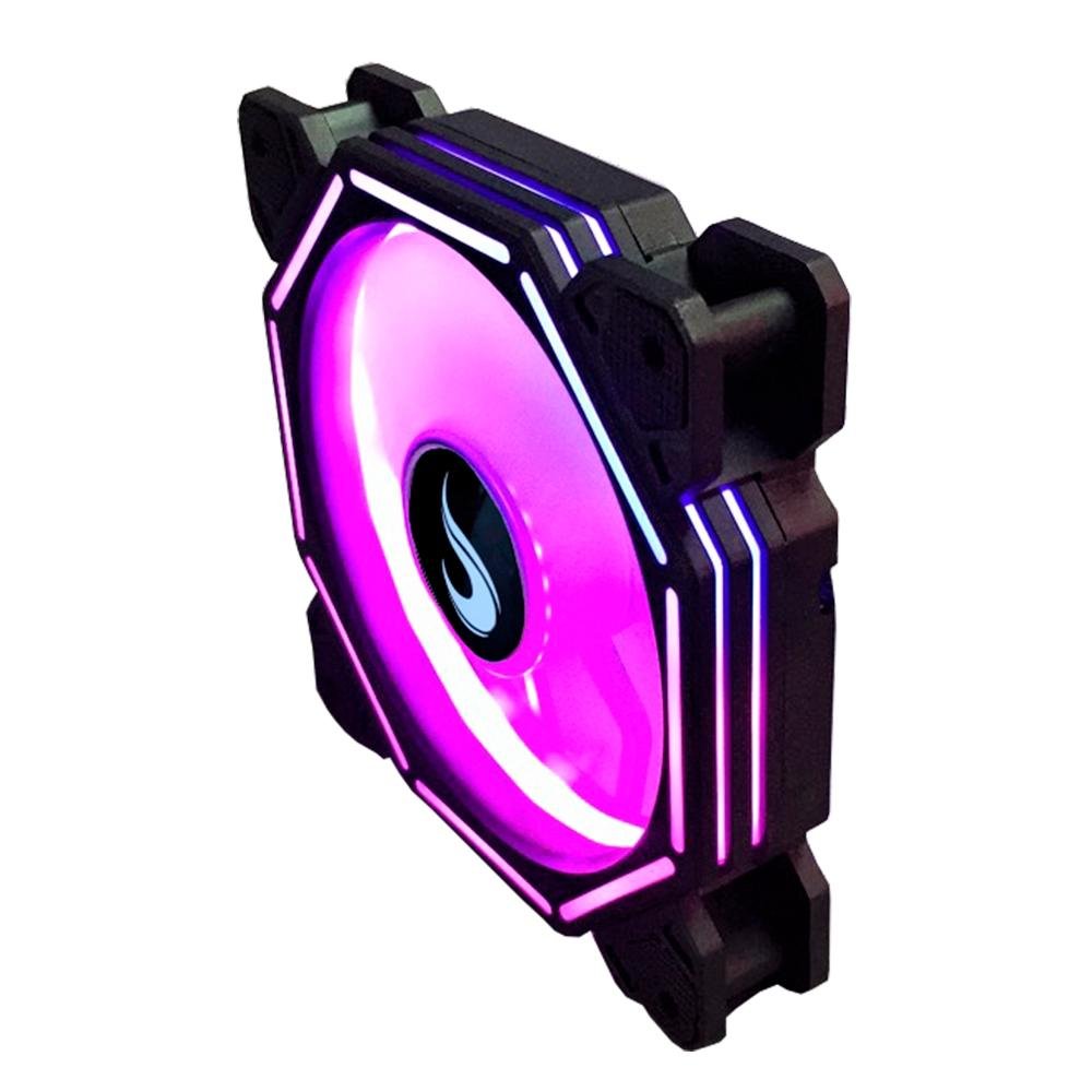 Imagem 5 de 5 do produto Ventoinha Rise Mode Hex, ARGB, 120mm, Preto - RM-FC-01-5V