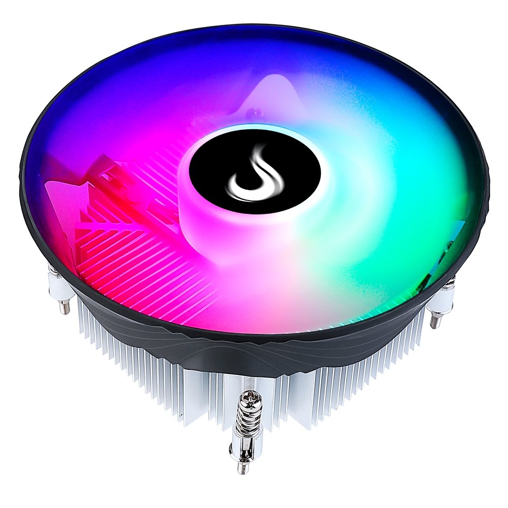 Imagem 2 de 6 do produto Air Cooler Gamer Rise Mode X3, RGB, Intel, 120mm, Preto - RM-ACX-03-RGB