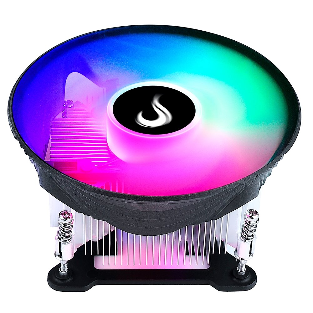 Imagem 3 de 6 do produto Air Cooler Gamer Rise Mode X3, RGB, Intel, 120mm, Preto - RM-ACX-03-RGB