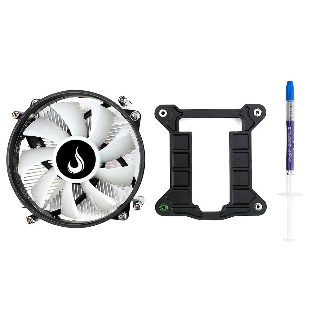 Air Cooler Gamer Rise Mode X4, LED Rainbow, Intel, 90mm, Preto - RM-ACX-04-RGB - view 6