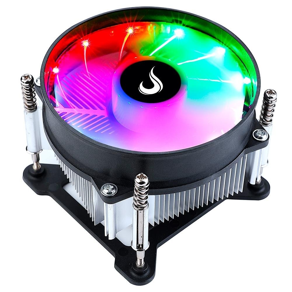 Air Cooler Gamer Rise Mode X4, LED Rainbow, Intel, 90mm, Preto - RM-ACX-04-RGB 4