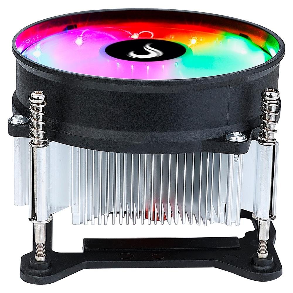 Air Cooler Gamer Rise Mode X4, LED Rainbow, Intel, 90mm, Preto - RM-ACX-04-RGB - view 3