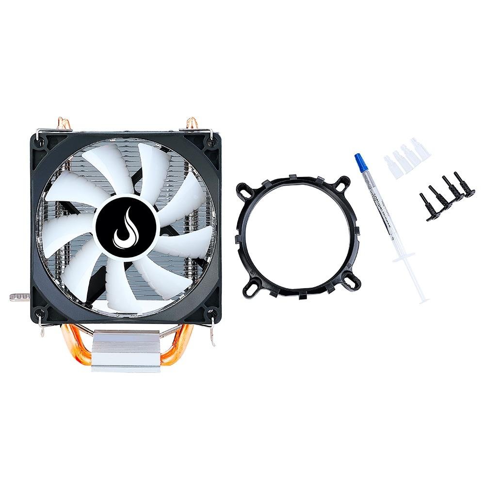 Air Cooler Gamer Rise Mode Z5, LED Rainbow, AMD/Intel, 90mm, Preto - RM-ACZ-Z5-RGB - view 7