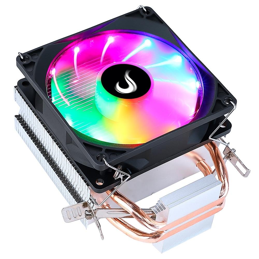 Air Cooler Gamer Rise Mode Z5, LED Rainbow, AMD/Intel, 90mm, Preto - RM-ACZ-Z5-RGB - view 4