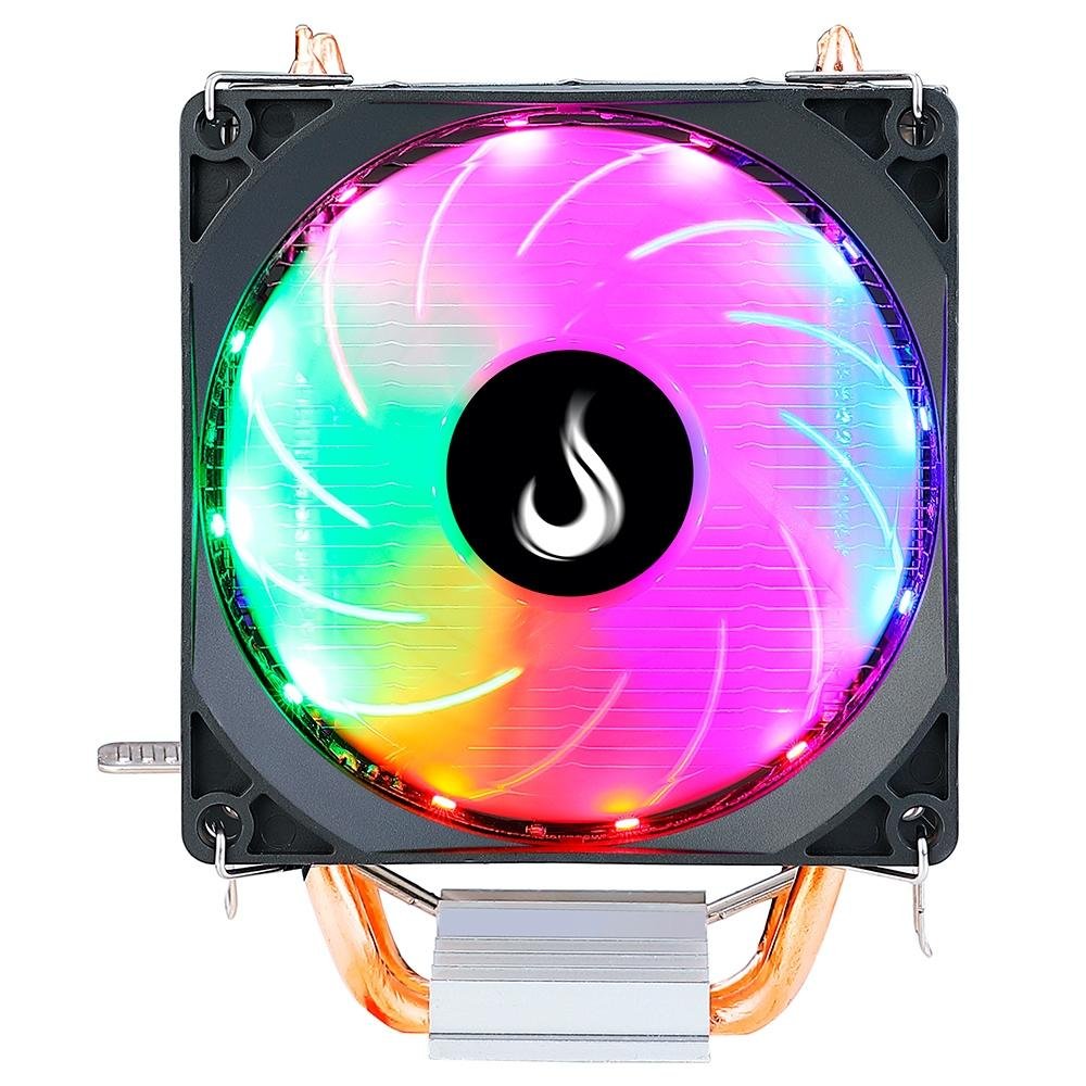 Air Cooler Gamer Rise Mode Z5, LED Rainbow, AMD/Intel, 90mm, Preto - RM-ACZ-Z5-RGB - view 3
