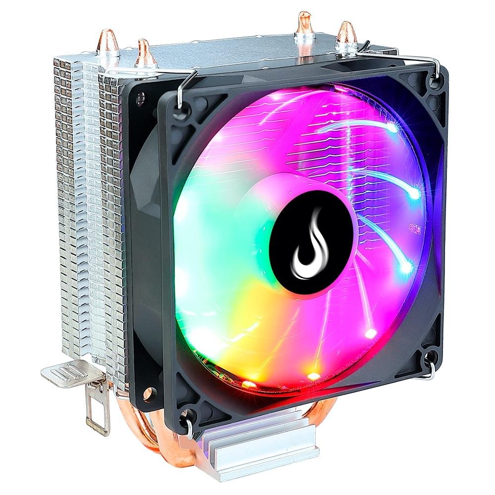 Air Cooler Gamer Rise Mode Z5, LED Rainbow, AMD/Intel, 90mm, Preto - RM-ACZ-Z5-RGB - view 2