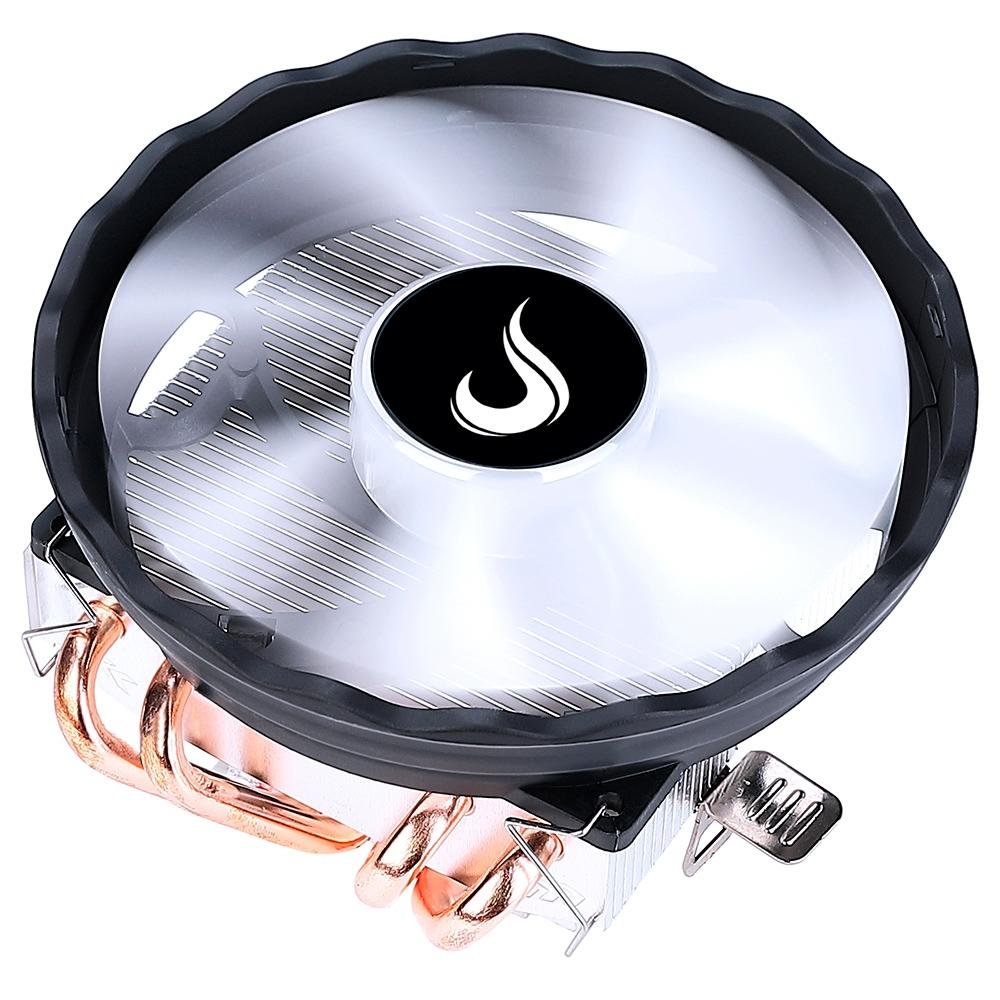Air Cooler Rise Mode X5, AMD/Intel, 120mm, Preto e Branco - RM-ACX-05-BW Air Cooler Rise Mode X5, AMD/Intel, 120mm, Preto e Branco - RM-ACX-05-BW