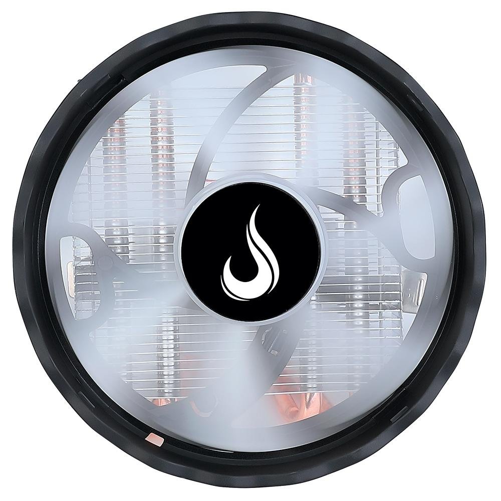 Air Cooler Rise Mode X5, AMD/Intel, 120mm, Preto e Branco - RM-ACX-05-BW Air Cooler Rise Mode X5, AMD/Intel, 120mm, Preto e Branco - RM-ACX-05-BW