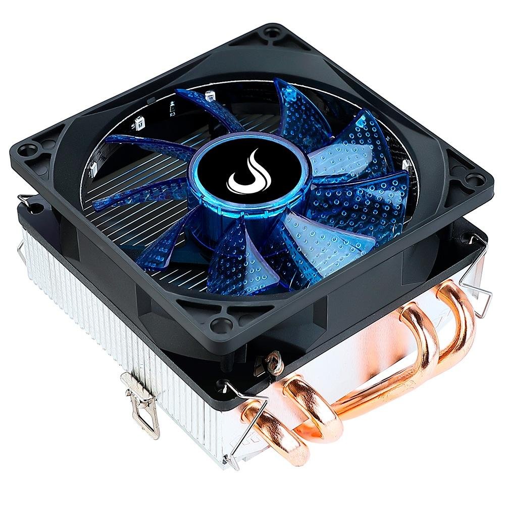 Air Cooler Gamer Rise Mode X5, LED Azul, AMD/Intel, 120mm, Preto - RM-ACX-05-BB - view 3
