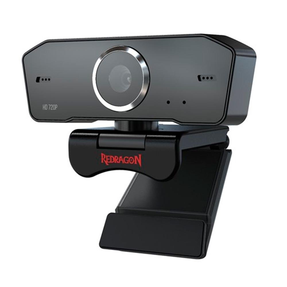 Webcam Redragon Streaming Fobos, HD 720p, 2 Microfones, Redução de Ruídos - GW600-1 Webcam Redragon Streaming Fobos, HD 720p, 2 Microfones, Redução de Ruídos - GW600-1