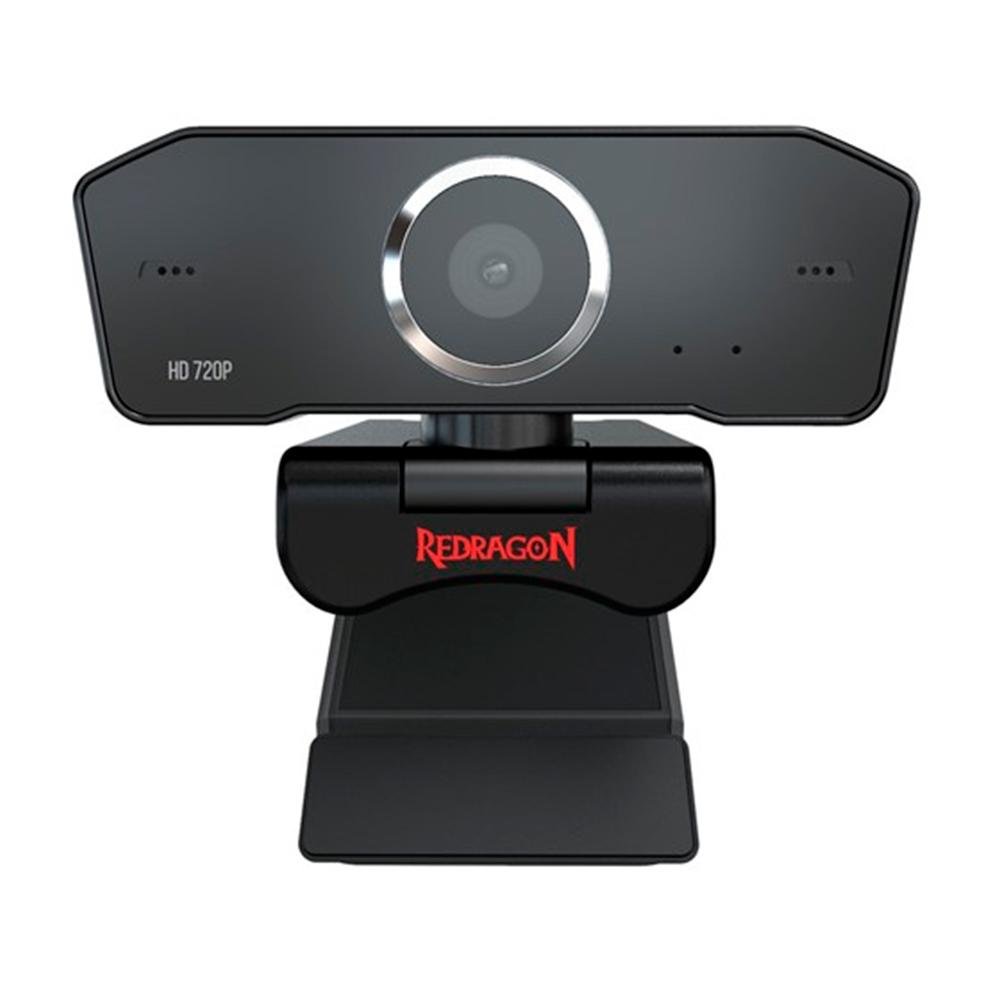 Webcam Redragon Streaming Fobos, HD 720p, 2 Microfones, Redução de Ruídos - GW600-1 Webcam Redragon Streaming Fobos, HD 720p, 2 Microfones, Redução de Ruídos - GW600-1