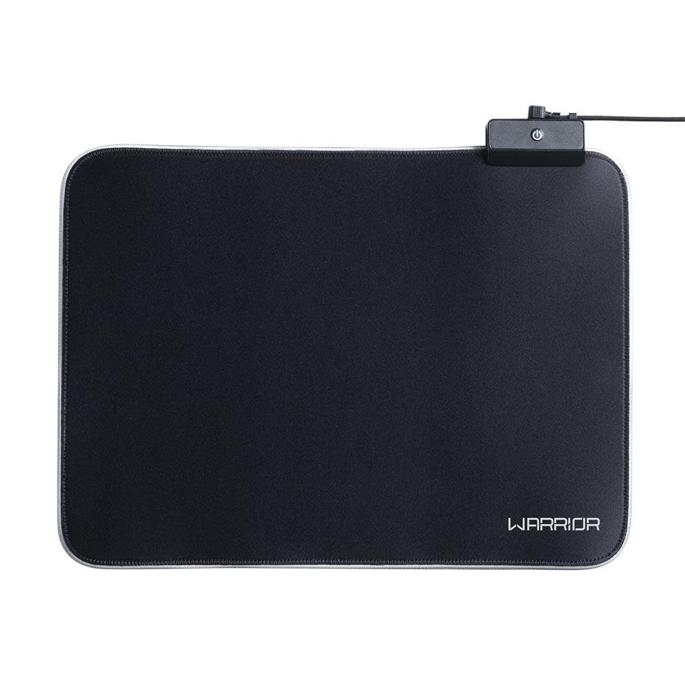 Imagem 3 de 6 do produto Mousepad Gamer Warrior Cronos, RGB, 360x260mm, USB, Flexivel, Base Emborrachada, Preto - AC333