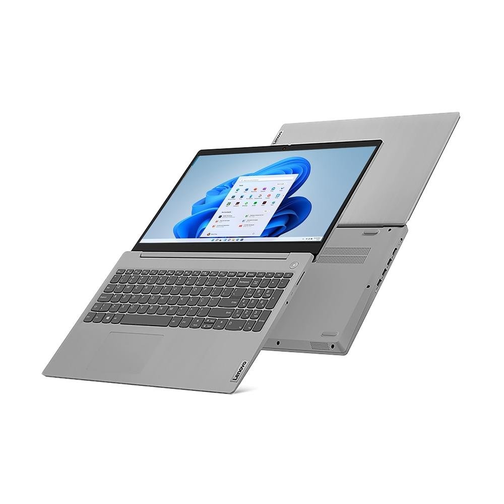 Notebook Lenovo Ultrafino IdeaPad 3i Intel Core i3-10110U, 4GB, SSD 256GB, Windows 11, 15.6, Prata - 82BS000JBR