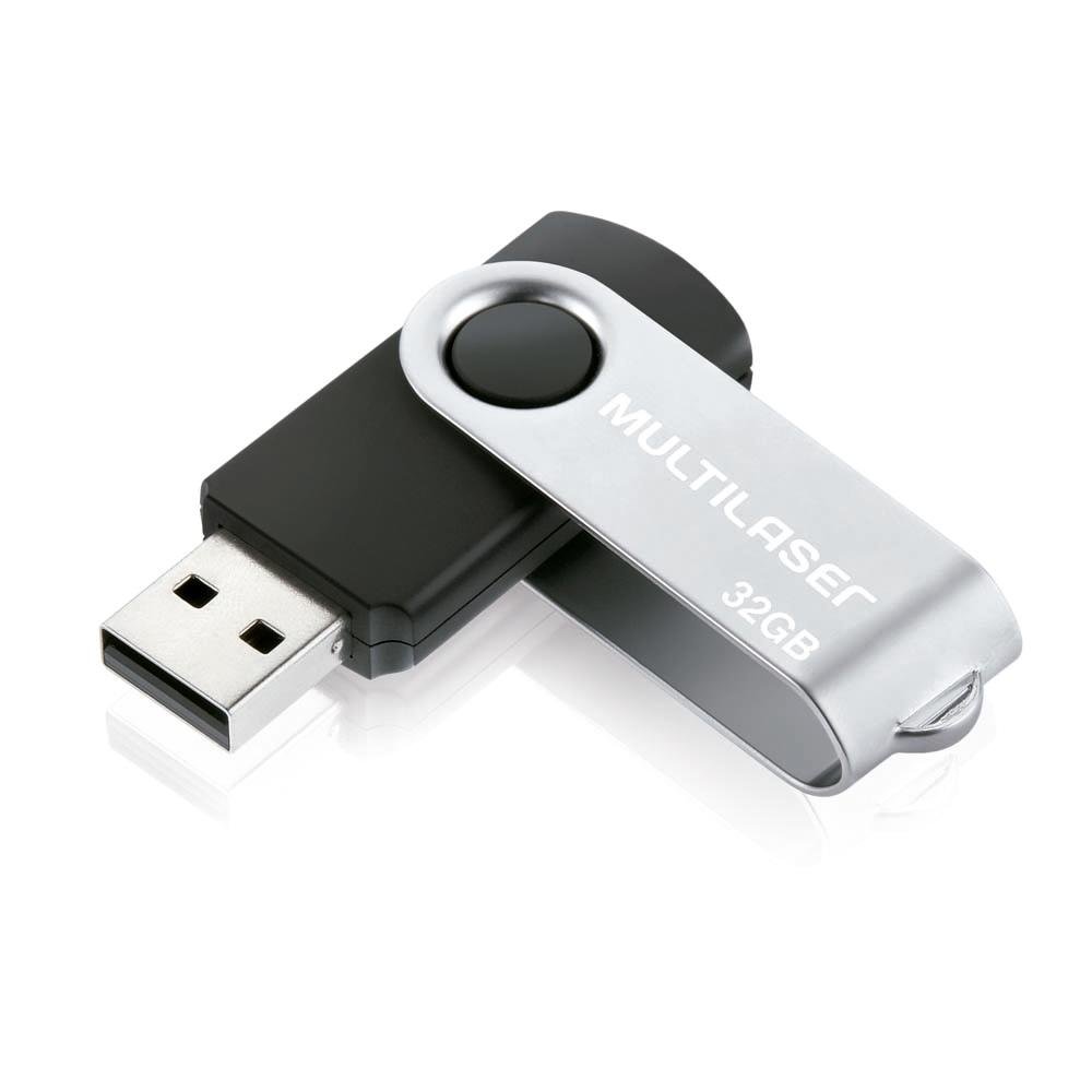 Pen Drive Multi Twist USB 2.0 32GB Preto - PD589 | KaBuM!