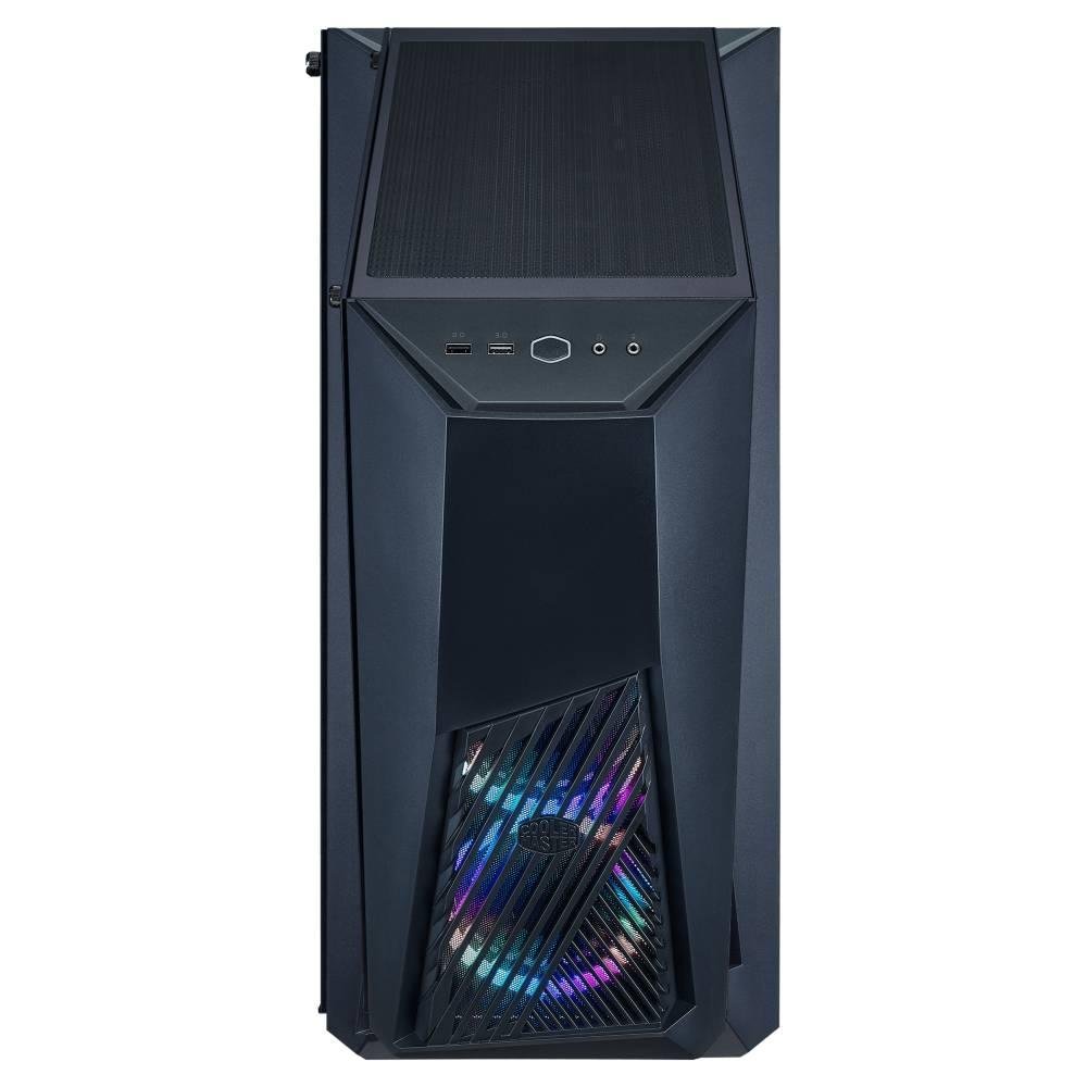 Gabinete Cooler Master MasterBox K501L, Mid Tower, Lateral em Vidro Temperado, 2x Cooler Fan ARGB, Preto - MCB-K501L-KGNN-SR3 Gabinete Cooler Master MasterBox K501L, Mid Tower, Lateral em Vidro Temperado, 2x Cooler Fan ARGB, Preto - MCB-K501L-KGNN-SR3