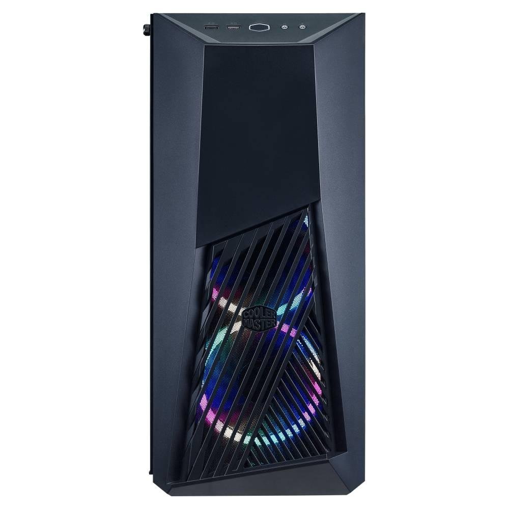 Gabinete Cooler Master MasterBox K501L, Mid Tower, Lateral em Vidro Temperado, 2x Cooler Fan ARGB, Preto - MCB-K501L-KGNN-SR3 Gabinete Cooler Master MasterBox K501L, Mid Tower, Lateral em Vidro Temperado, 2x Cooler Fan ARGB, Preto - MCB-K501L-KGNN-SR3