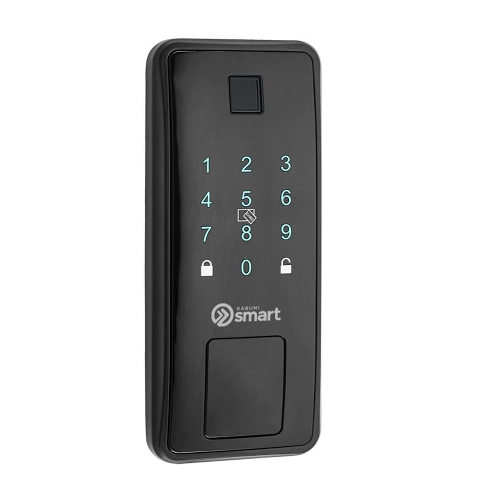Fechadura Digital KaBuM! Smart 500 - Biometria, Controle Via Aplicativo, Preto - KBSG003 Fechadura Digital KaBuM! Smart 500 - Biometria, Controle Via Aplicativo, Preto - KBSG003