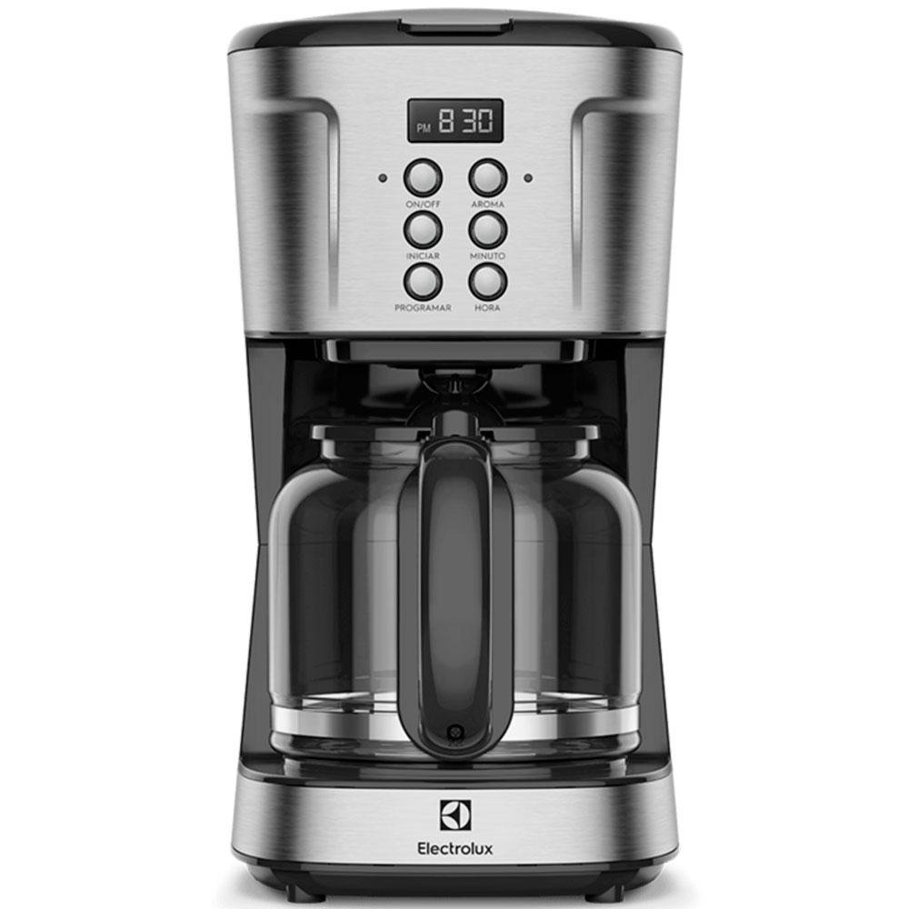 Imagem 2 de 6 do produto Cafeteira Elétrica Digital Electrolux, Timer, Programável, 220V, Preto e Inox - ECM30