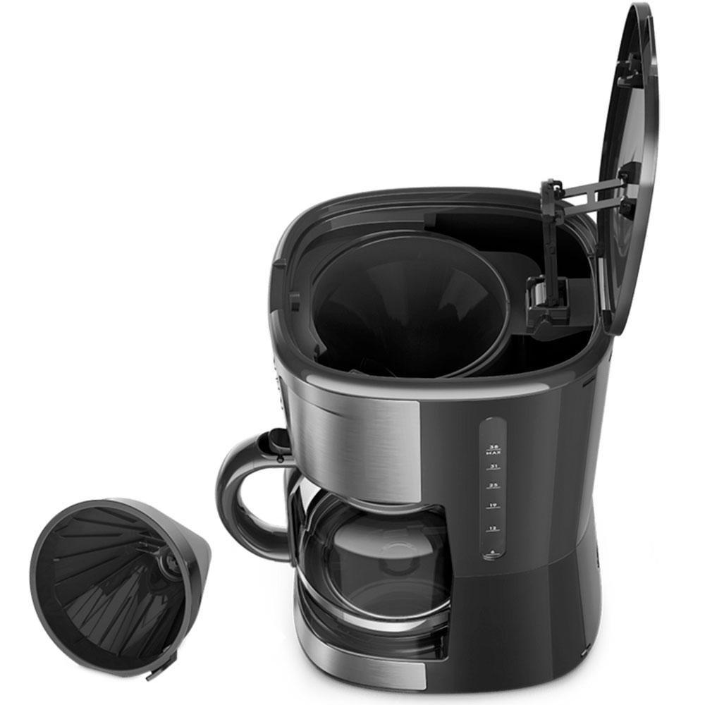 Imagem 5 de 6 do produto Cafeteira Elétrica Digital Electrolux, Timer, Programável, 220V, Preto e Inox - ECM30