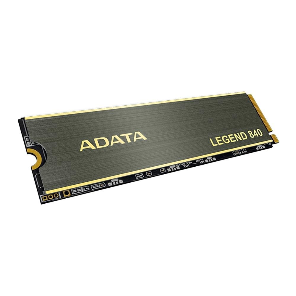 SSD ADATA Legend 840, 1TB, M.2 2280, PCIe Gen4, NVMe 1.4, Leitura 5000MB/s e Gravação 4750MB/s, Cinza - ALEG-840-1TCS