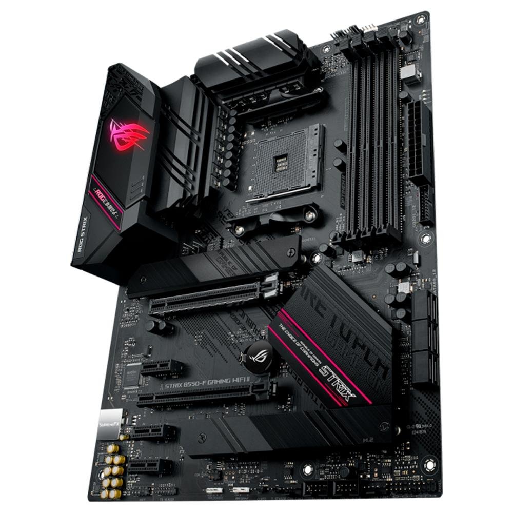 Placa-Mãe ASUS ROG Strix B550-F Gaming II, AMD AM4, Aura Sync RGB, ATX, DDR4, Wi-Fi, Preto - 90MB19V0-M0EAY0 - view 3