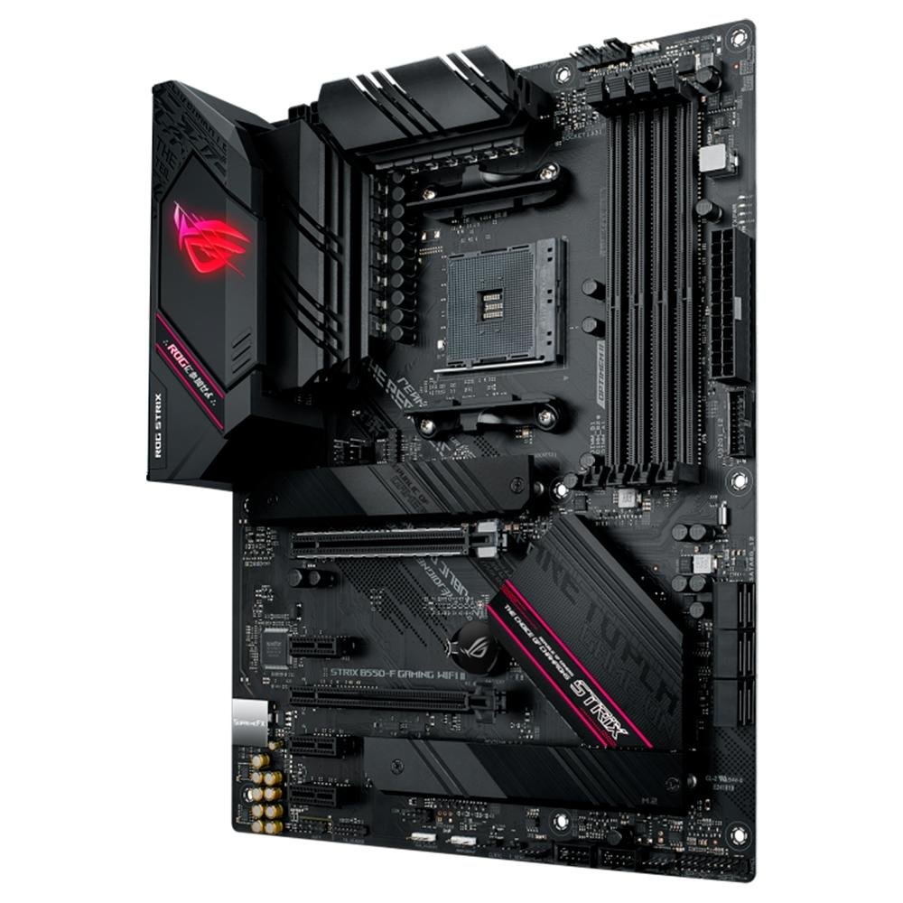 Placa-Mãe ASUS ROG Strix B550-F Gaming II, AMD AM4, Aura Sync RGB, ATX, DDR4, Wi-Fi, Preto - 90MB19V0-M0EAY0 - view 5