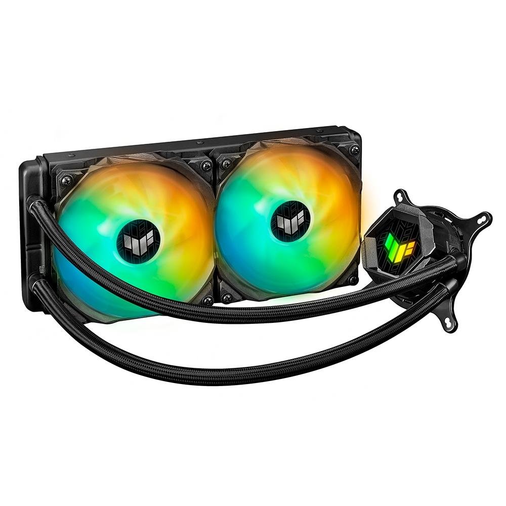 Water Cooler Asus Tuf Gaming LC 240, ARGB, 240mm, AMD/Intel, Preto