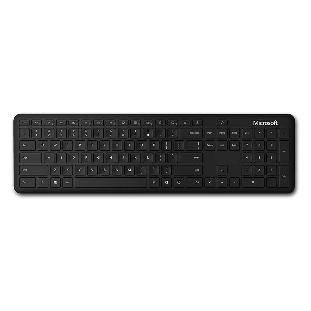 Teclado e Mouse Sem Fio Desktop Microsoft, Bluetooth, Preto Fosco - QHG-00022 Teclado e Mouse Sem Fio Desktop Microsoft, Bluetooth, Preto Fosco - QHG-00022