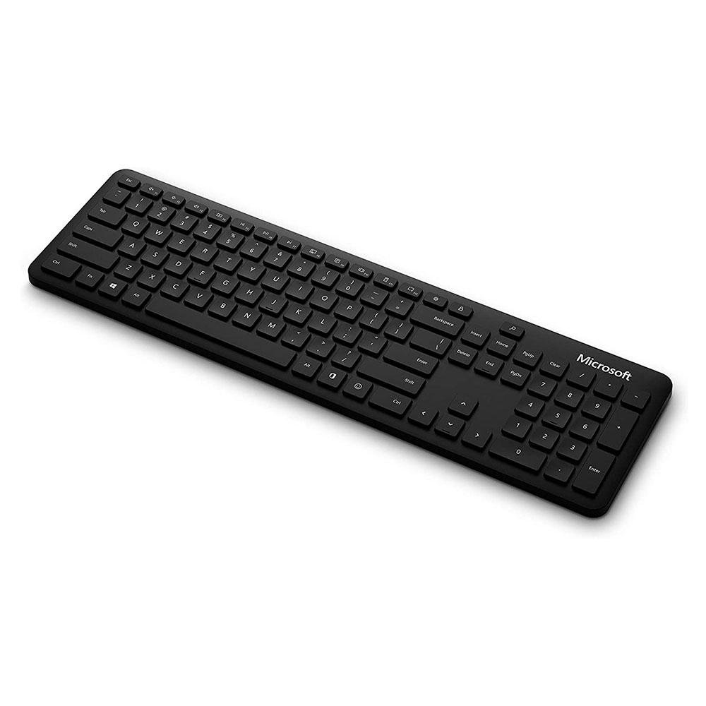 Teclado e Mouse Sem Fio Desktop Microsoft, Bluetooth, Preto Fosco - QHG-00022 Teclado e Mouse Sem Fio Desktop Microsoft, Bluetooth, Preto Fosco - QHG-00022