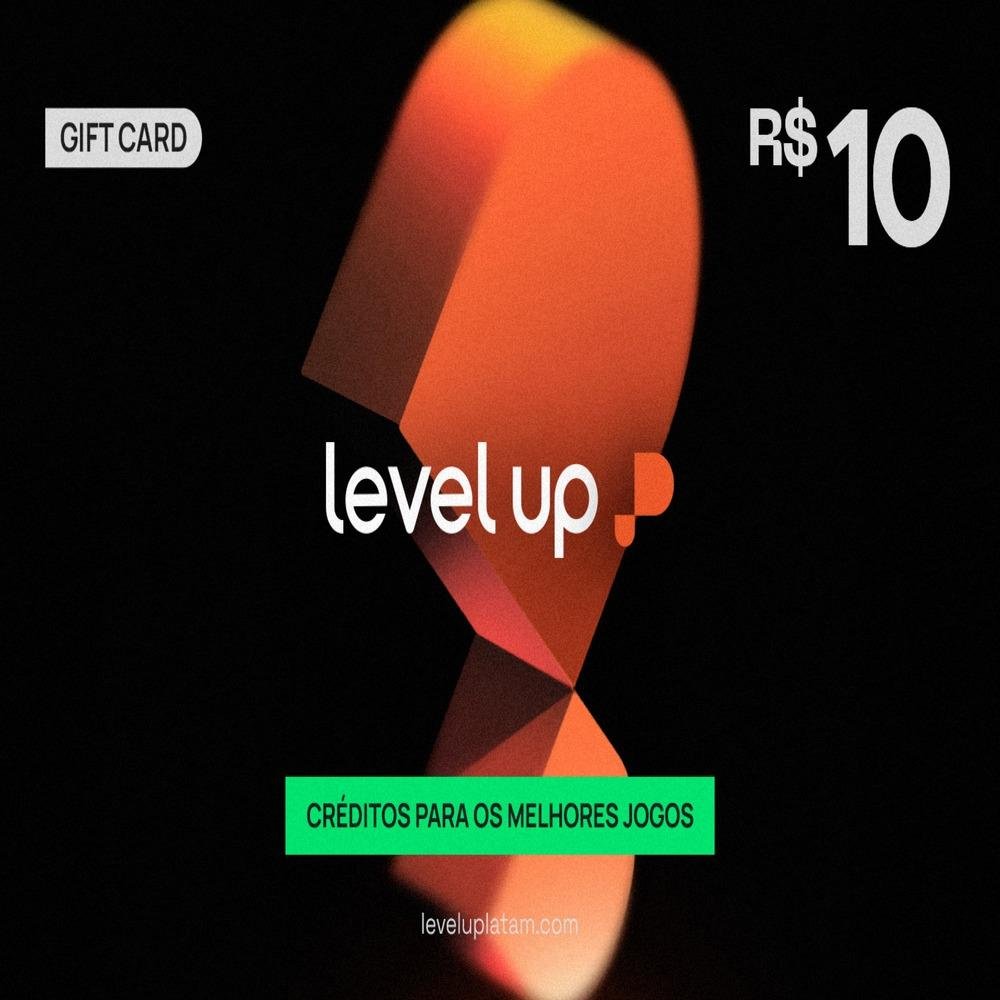 Gift Card LevelUp Créditos: 10 Reais - Código Digital