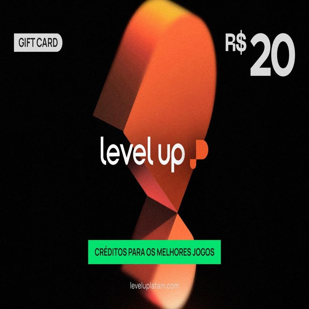 Gift Card LevelUp Créditos: 20 Reais - Código Digital