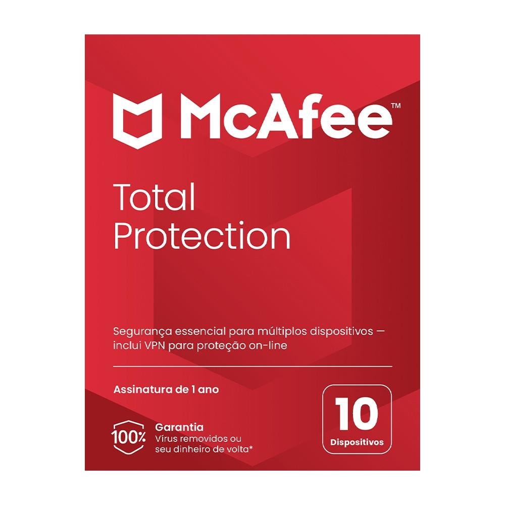 McAfee Total Protection 10 Dispositivos - Digital para download