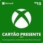 Gift Card Xbox: 15 Reais - Código Digital