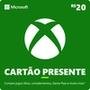 Gift Card Xbox: 20 Reais - Código Digital
