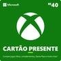 Gift Card Xbox: 40 Reais - Código Digital