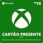 Gift Card Xbox: 70 Reais - Código Digital