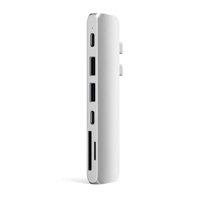 Adaptador de Hub Pro USB-C Satechi, Prata - ST-CMBPS (silver)