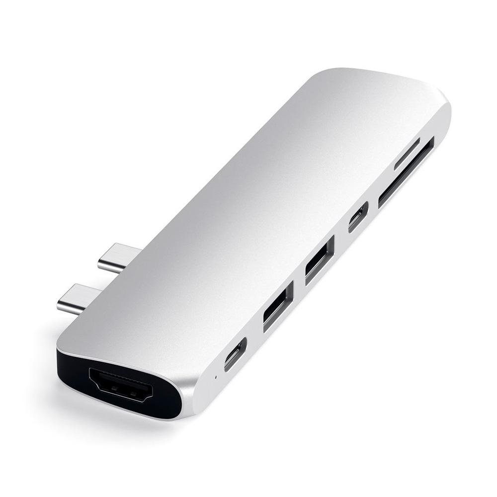 Imagem 2 de 7 do produto Adaptador de Hub Pro USB-C Satechi, Prata - ST-CMBPS (silver)