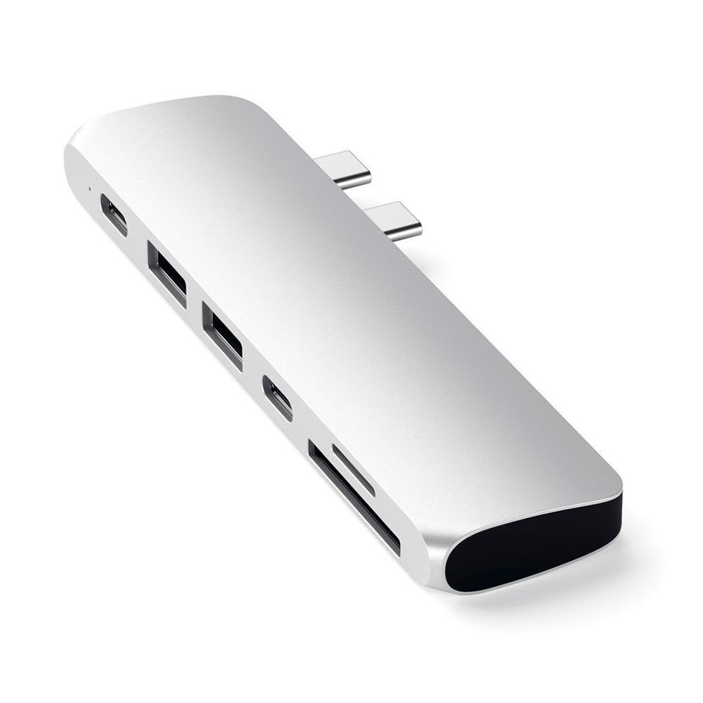 Imagem 3 de 7 do produto Adaptador de Hub Pro USB-C Satechi, Prata - ST-CMBPS (silver)