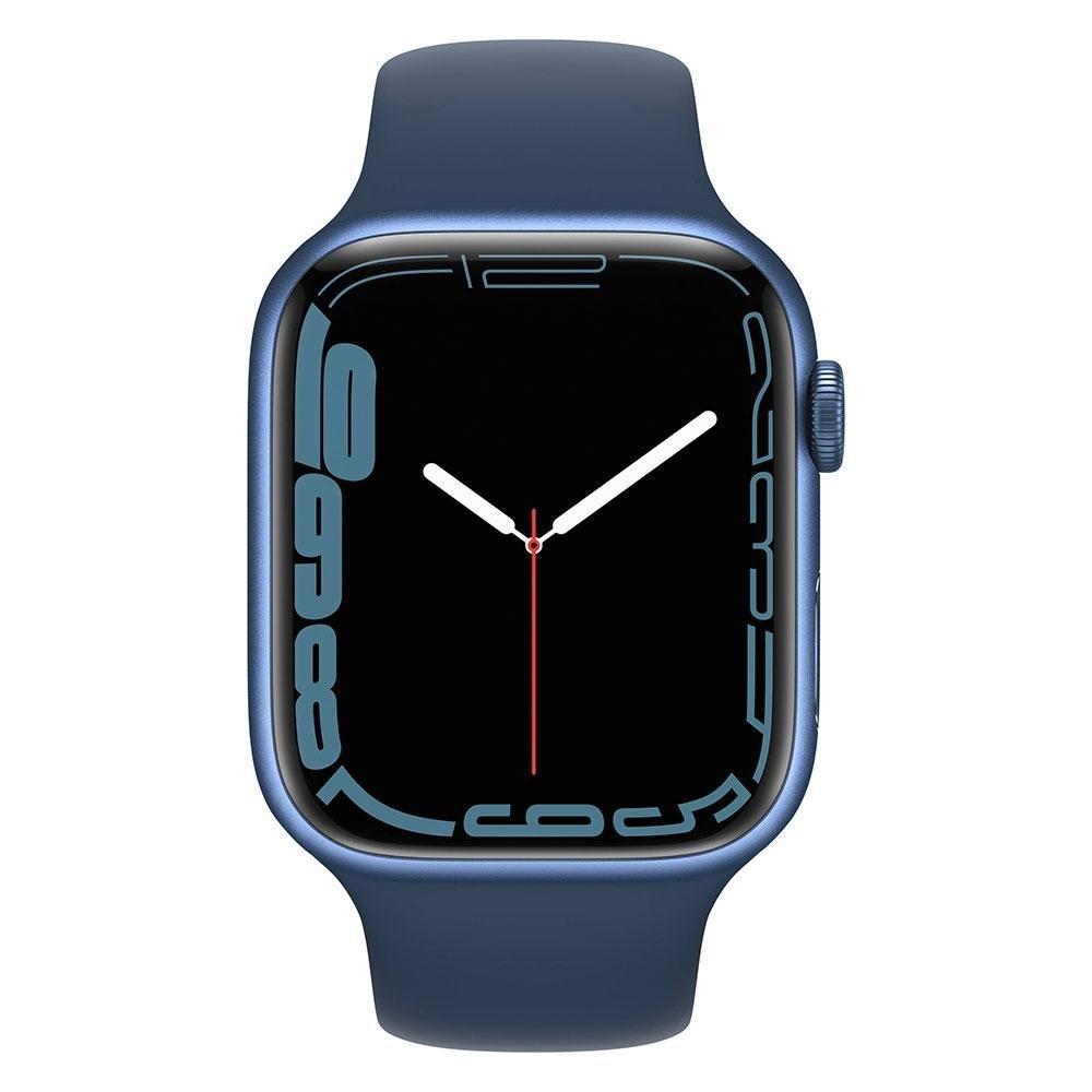 Apple Watch 7 45MM, GPS, Chip U1, Azul | KaBuM!