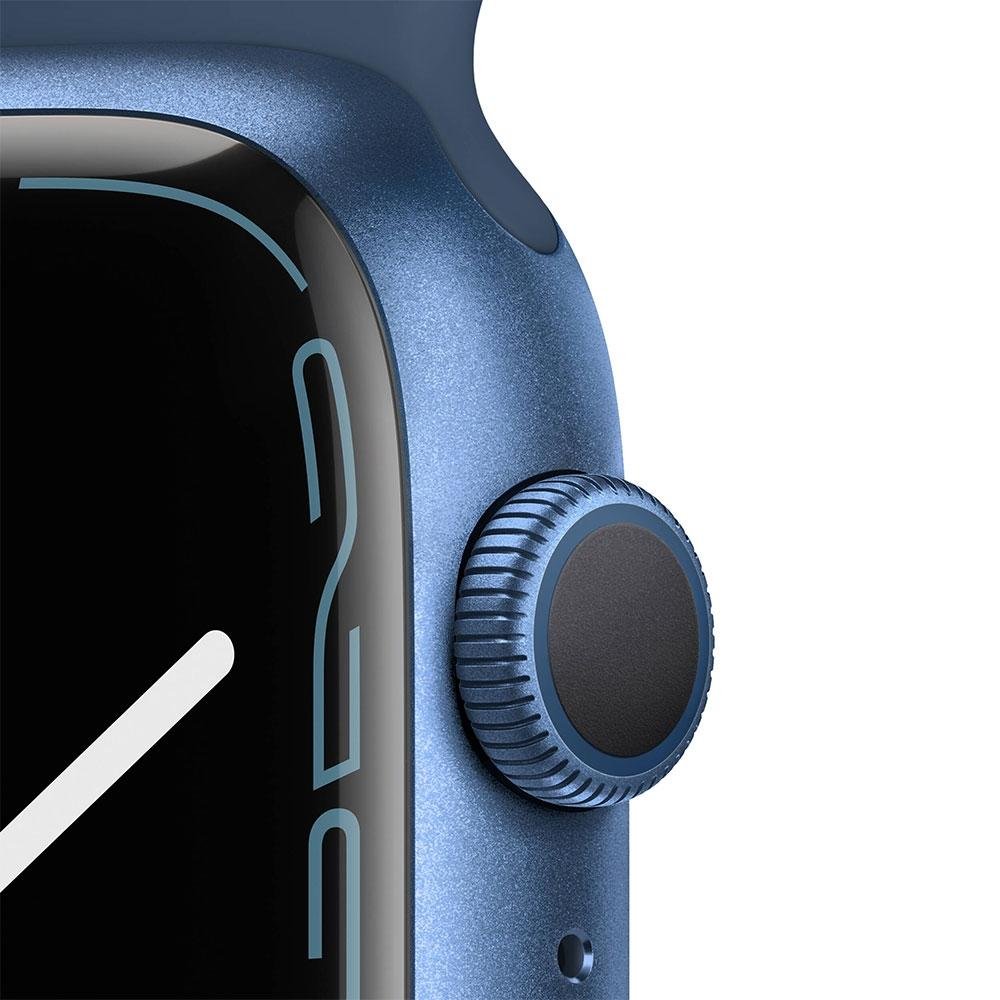 Apple Watch 7 45MM, GPS, Chip U1, Azul | KaBuM!