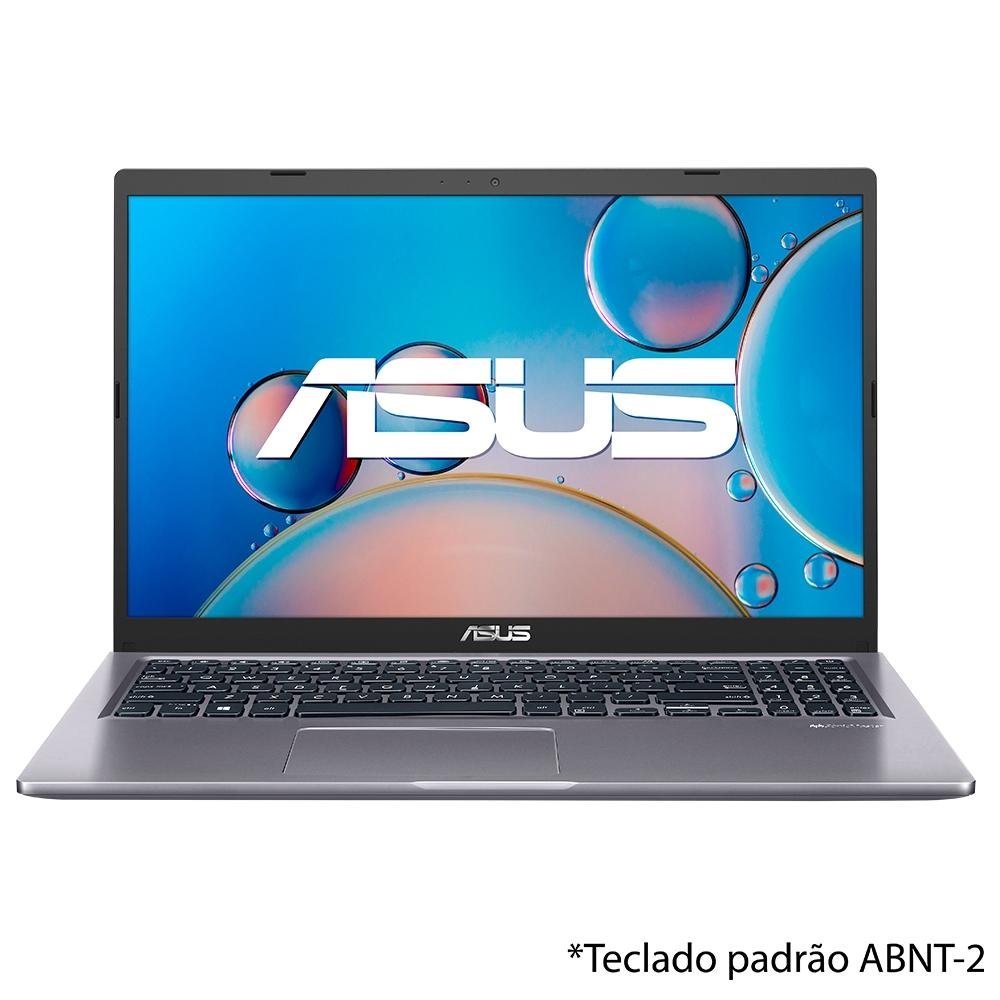 Imagem 2 de 11 do produto Notebook Asus Intel Core i5-1035G1, 8GB, SSD 256GB, 15.6 Full HD, Intel Graphics 620, Windows 11 Home, Cinza - X515JA-EJ1792W