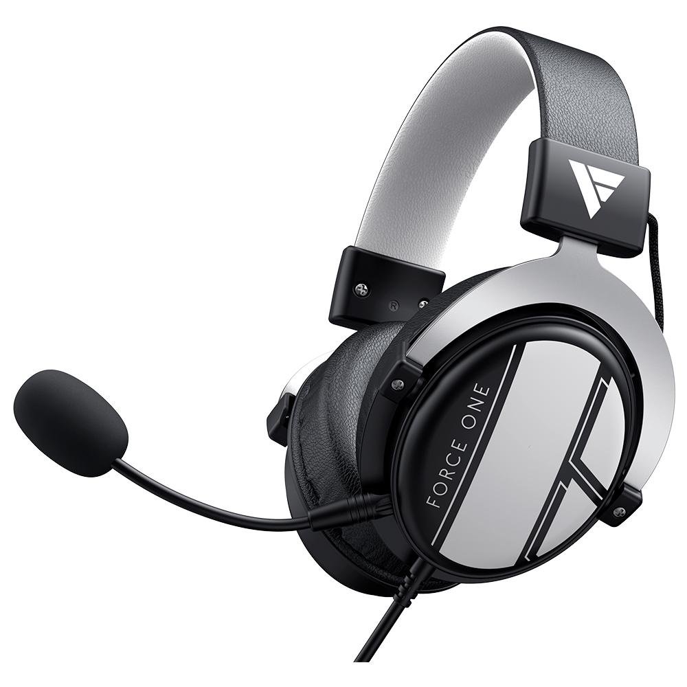Headset Gamer Force One Spitfire, Driver 50mm, P2 e P3 - FR.AU.SF.01 Headset Gamer Force One Spitfire, Driver 50mm, P2 e P3 - FR.AU.SF.01