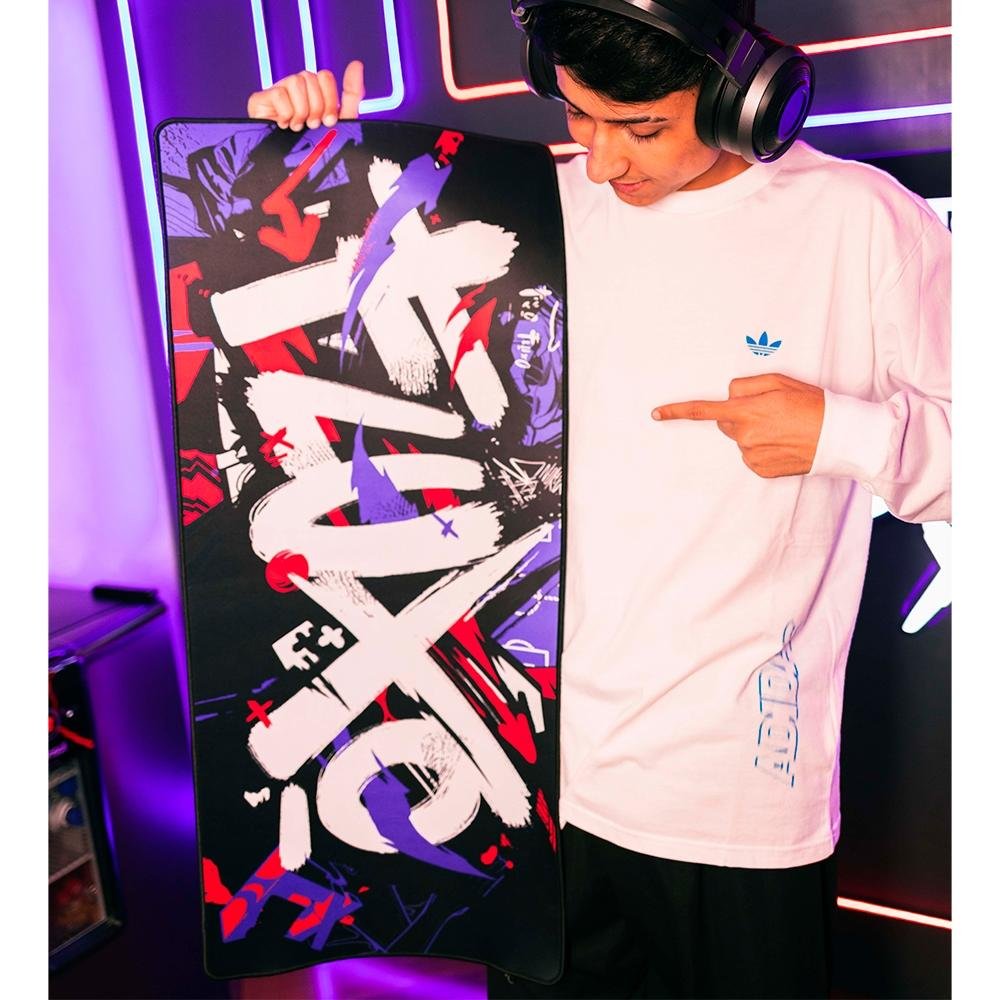 Imagem 5 de 5 do produto Mousepad Gamer Force One Skyhawk Fluxo Edition, XXL 900x400mm - FR.MP.SH.03