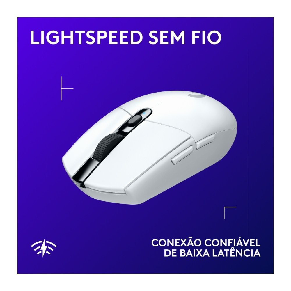 Mouse Gamer Sem Fio ( Balão.info), 12.000 DPI, 6 Botões Programáveis, Branco - 910-( Balão.info - view 3