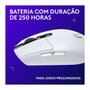 Mouse Gamer Sem Fio Logitech G305 Lightspeed, 12.000 DPI, 6 Botões Programáveis, Branco - 910-005290