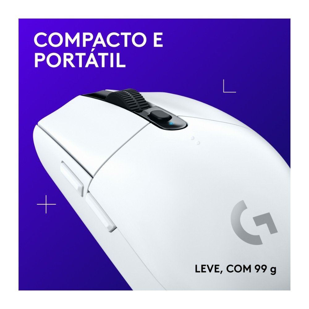 Mouse Gamer Sem Fio ( Balão.info), 12.000 DPI, 6 Botões Programáveis, Branco - 910-( Balão.info - view 7