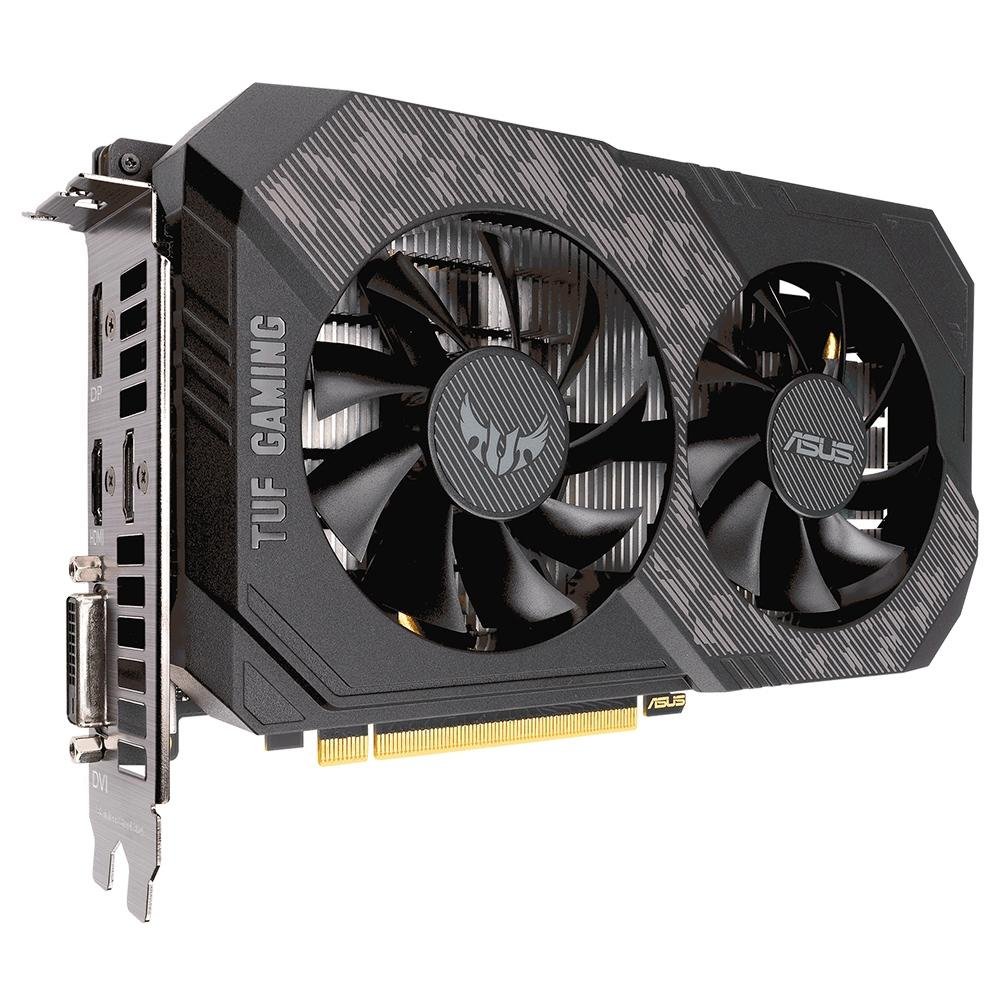 Imagem 5 de 10 do produto Placa de Vídeo GTX 1660 Ti O6G EVO OC Asus TUF Gaming NVIDIA Geforce, 6GB GDDR6, Preto - TUF-GTX1660TI-O6G-EVO-GAMING